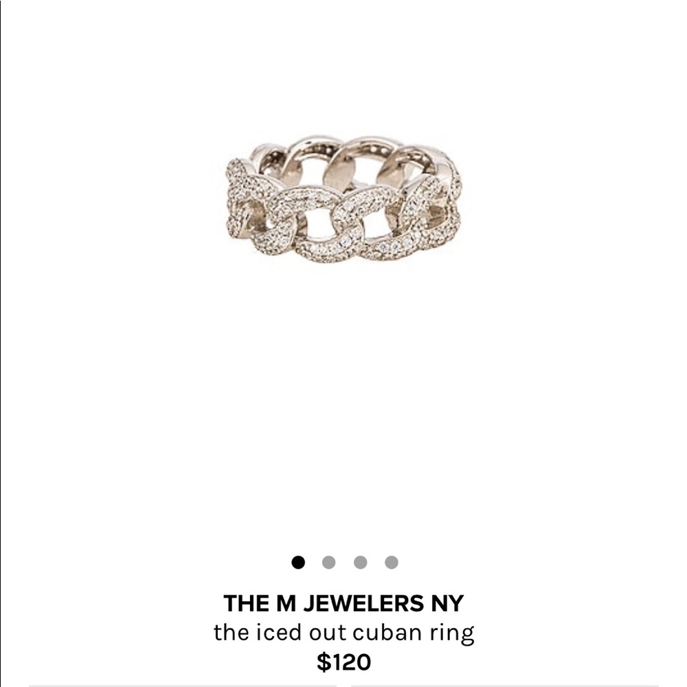 Iced Out Cuban Ring